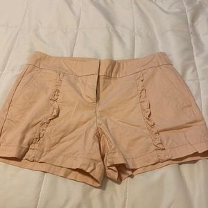 LOFT DRESS SHORTS WITH RUFFLES